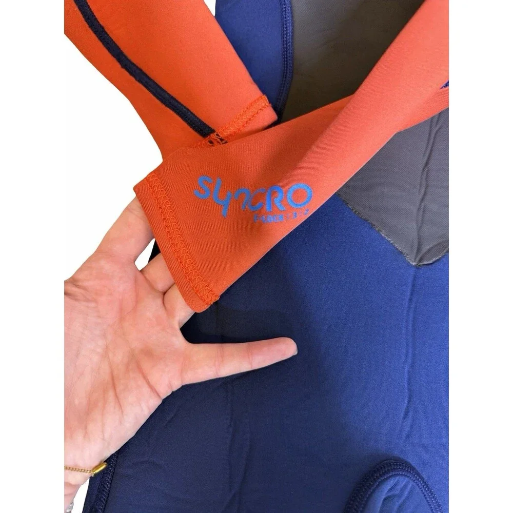Quicksilver Wetsuit Kids Youth Size 6 F'n Neoprene Syncro F-Lock 3:2
